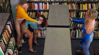 LilHumpers Slay Savage Sneaky Librarian Gets College Cock Pornmz